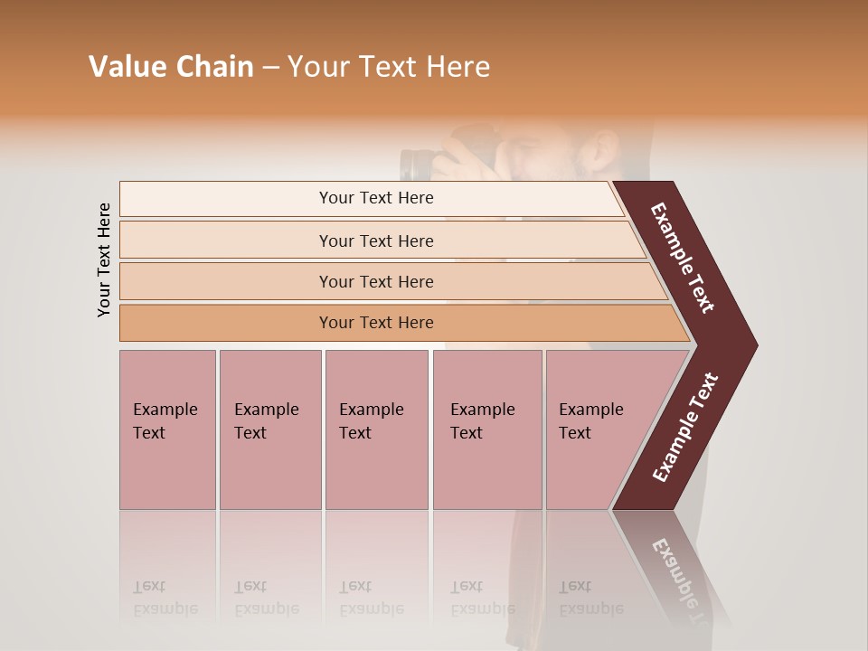 Single Photograph Gray PowerPoint Template