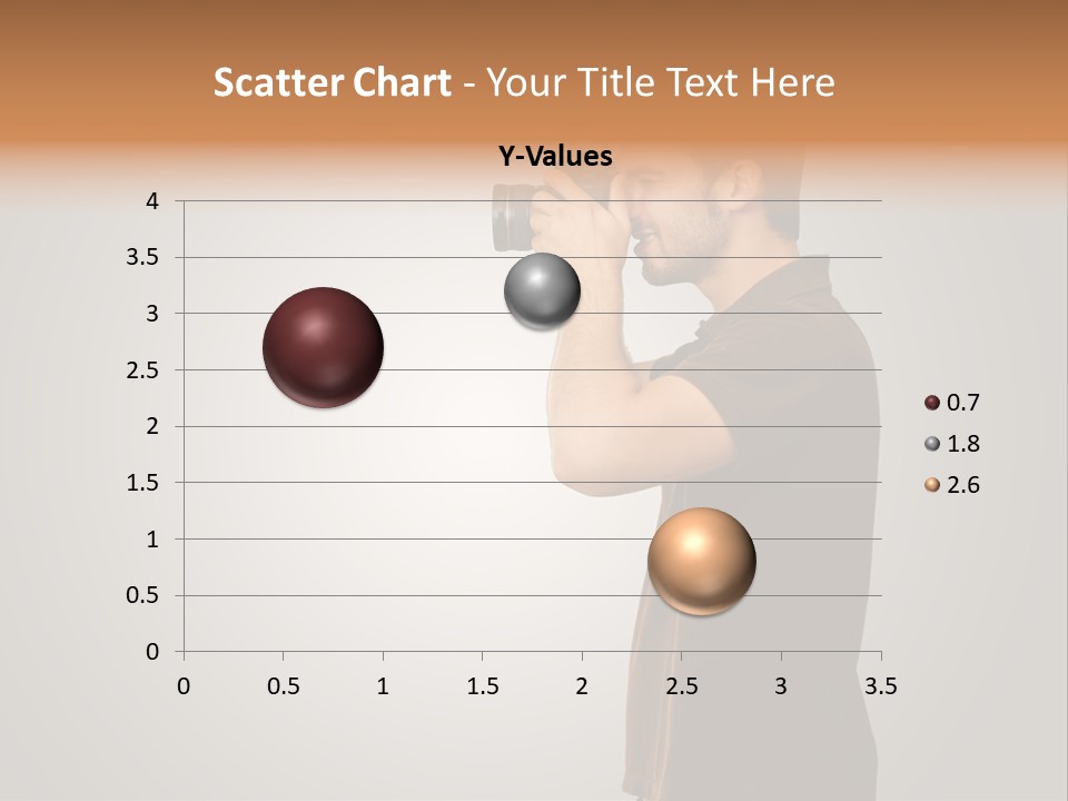 Single Photograph Gray PowerPoint Template