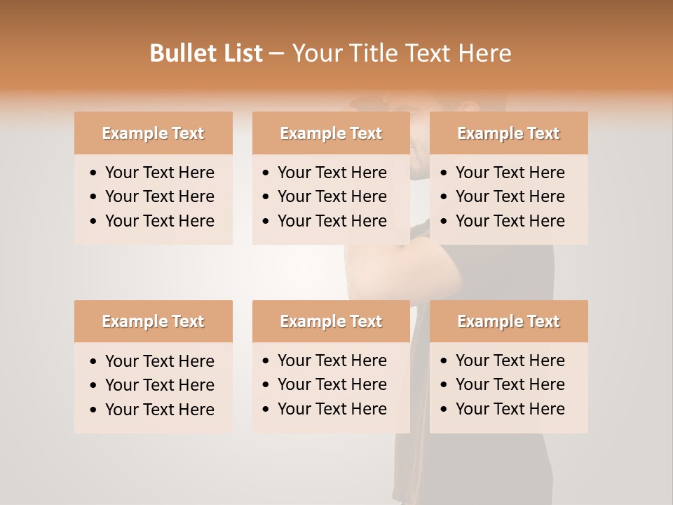 Single Photograph Gray PowerPoint Template