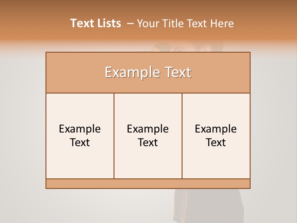 Single Photograph Gray PowerPoint Template