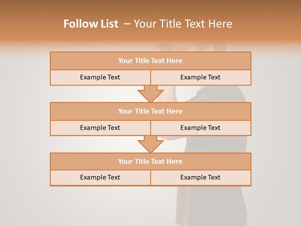 Single Photograph Gray PowerPoint Template