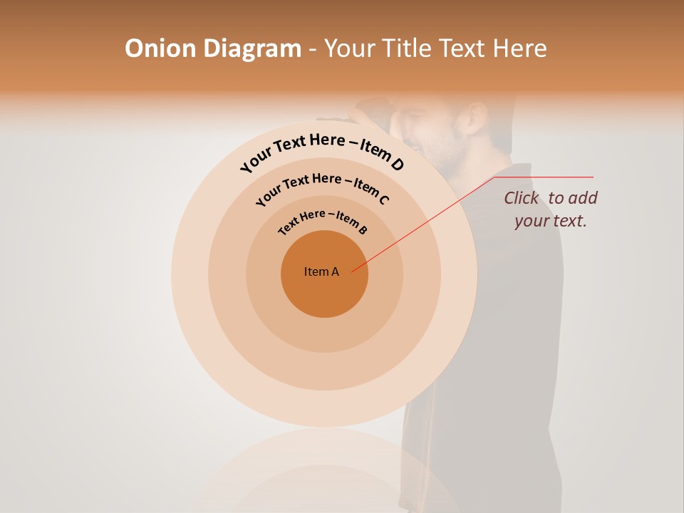 Single Photograph Gray PowerPoint Template