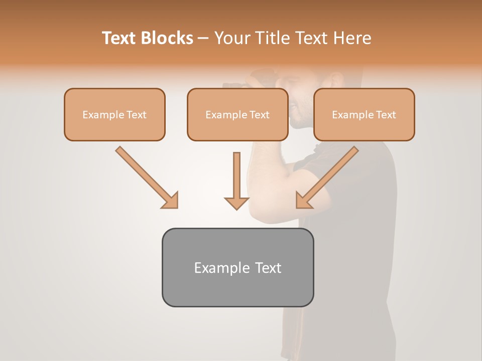 Single Photograph Gray PowerPoint Template