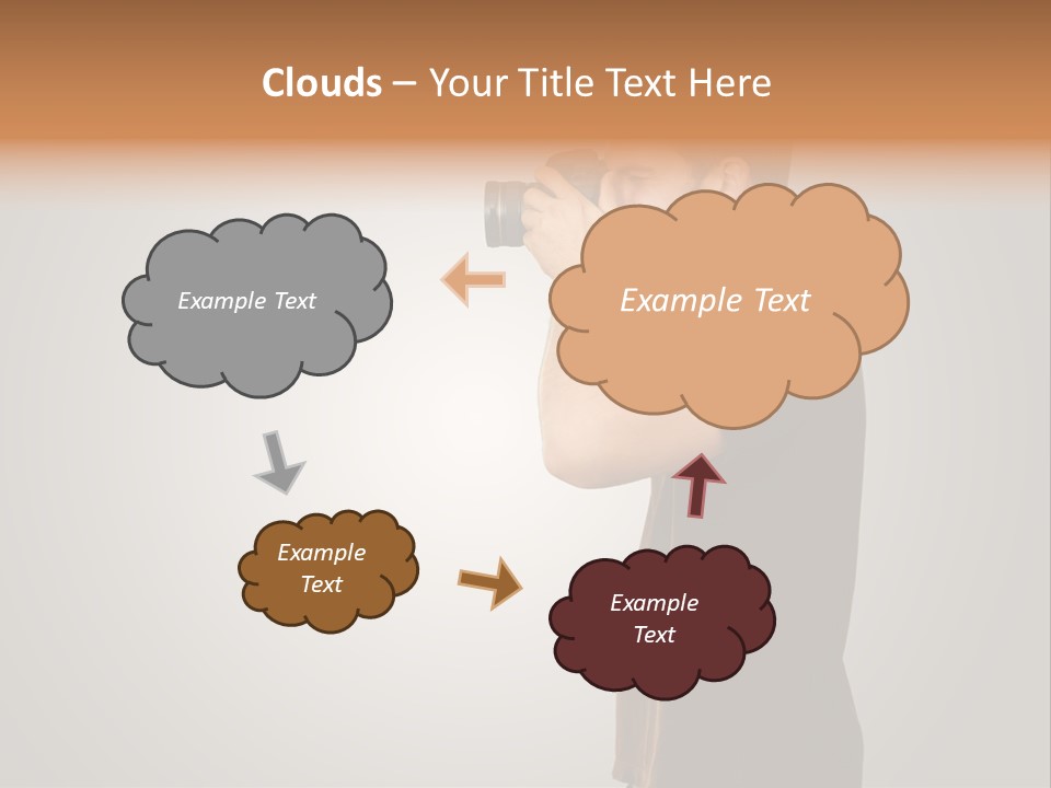Single Photograph Gray PowerPoint Template