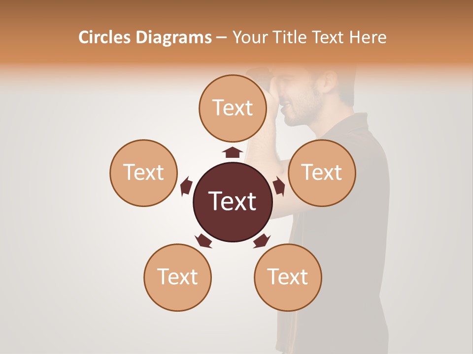 Single Photograph Gray PowerPoint Template