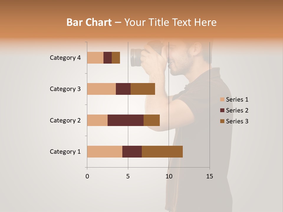 Single Photograph Gray PowerPoint Template