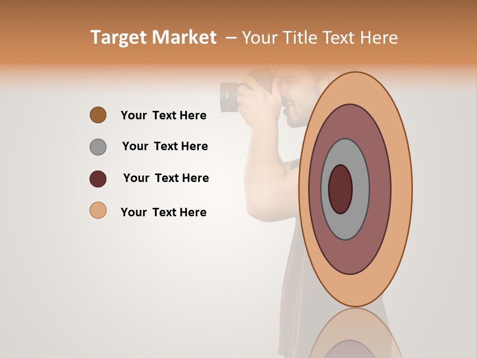 Single Photograph Gray PowerPoint Template