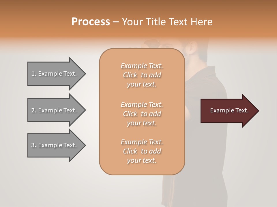 Single Photograph Gray PowerPoint Template