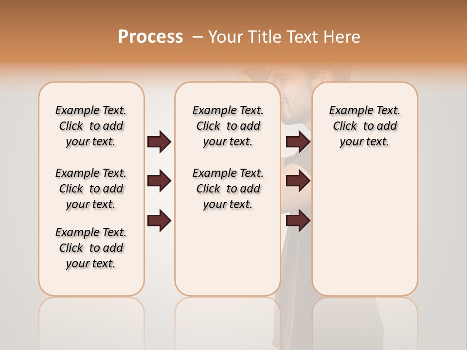 Single Photograph Gray PowerPoint Template