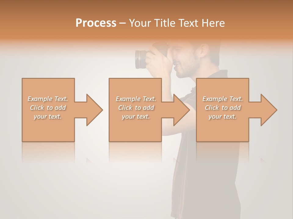 Single Photograph Gray PowerPoint Template