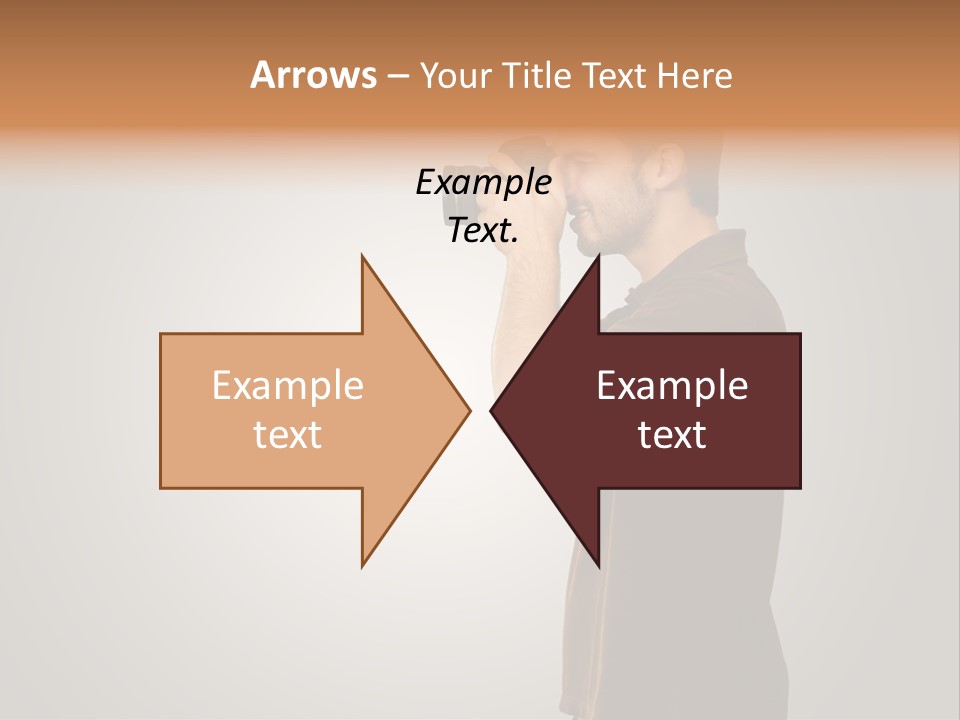 Single Photograph Gray PowerPoint Template