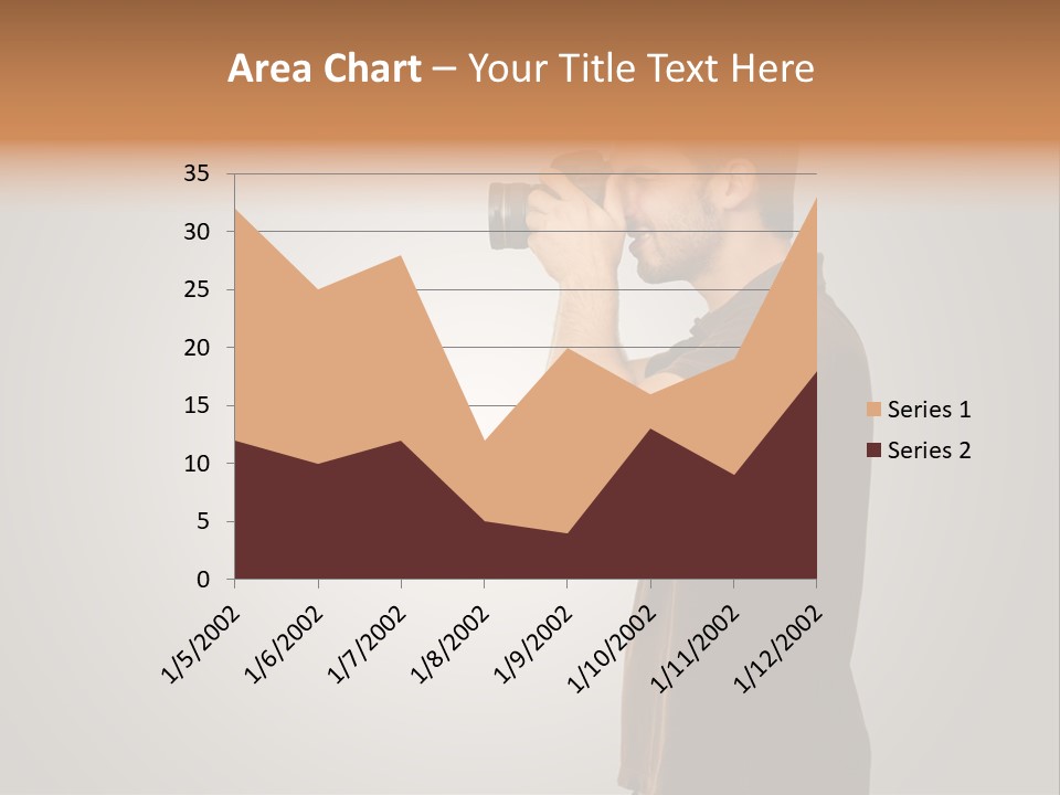Single Photograph Gray PowerPoint Template