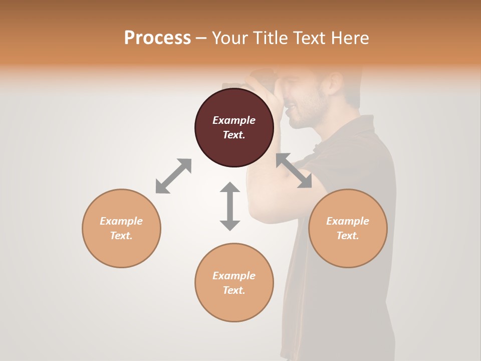 Single Photograph Gray PowerPoint Template