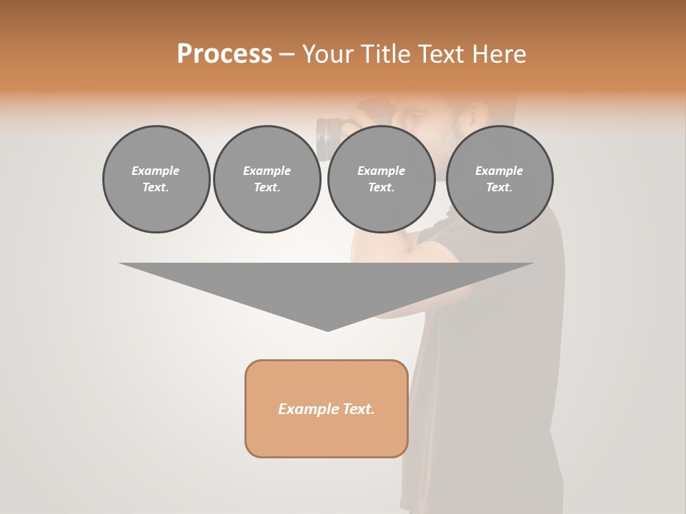 Single Photograph Gray PowerPoint Template