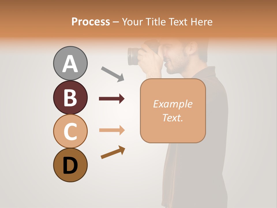 Single Photograph Gray PowerPoint Template
