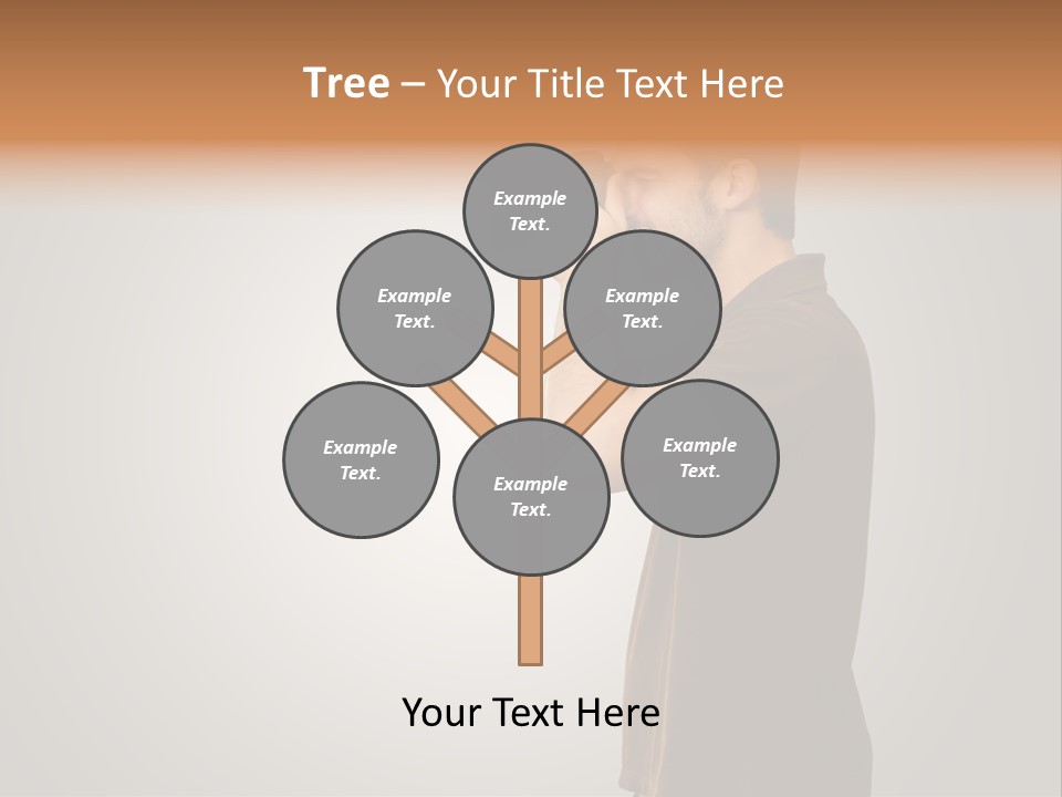 Single Photograph Gray PowerPoint Template