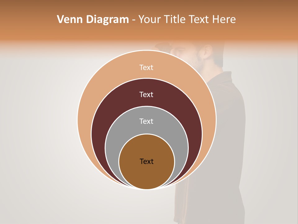 Single Photograph Gray PowerPoint Template