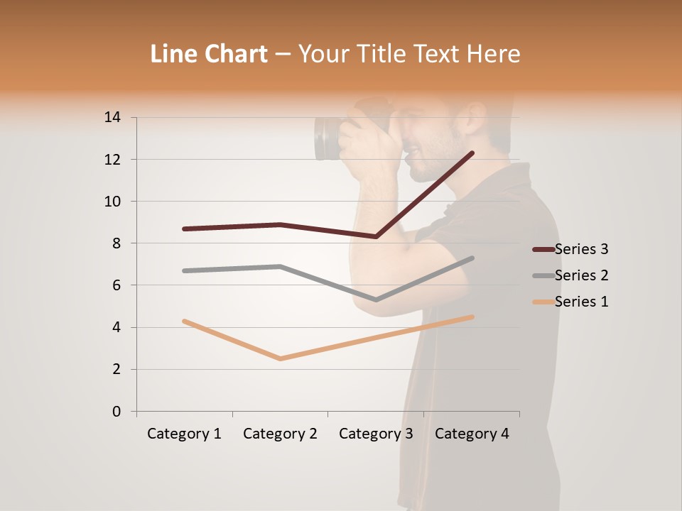 Single Photograph Gray PowerPoint Template