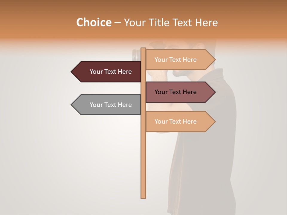 Single Photograph Gray PowerPoint Template