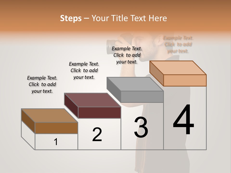 Single Photograph Gray PowerPoint Template