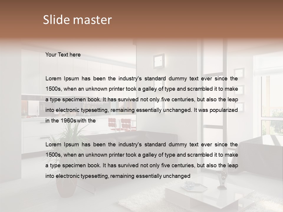 Nobody Carpet Illustration PowerPoint Template