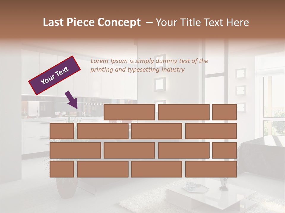 Nobody Carpet Illustration PowerPoint Template