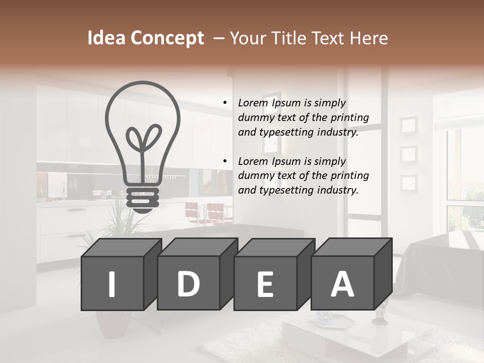 Nobody Carpet Illustration PowerPoint Template