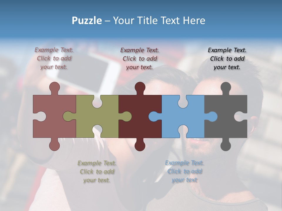 Fun Picture Togetherness PowerPoint Template