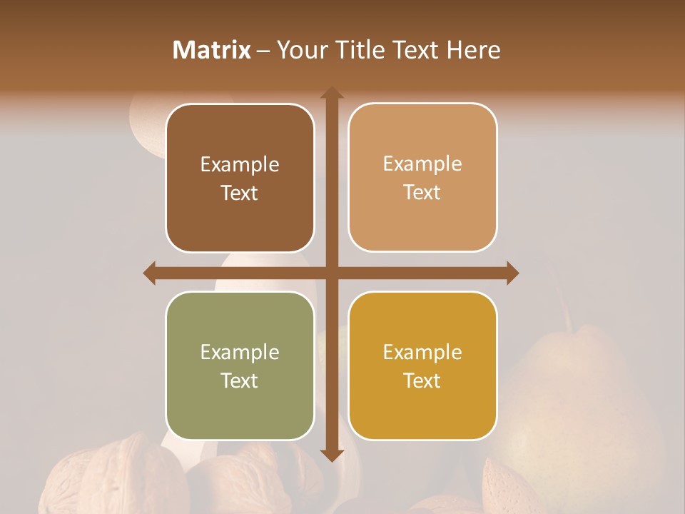 Food Alimentation Tree PowerPoint Template