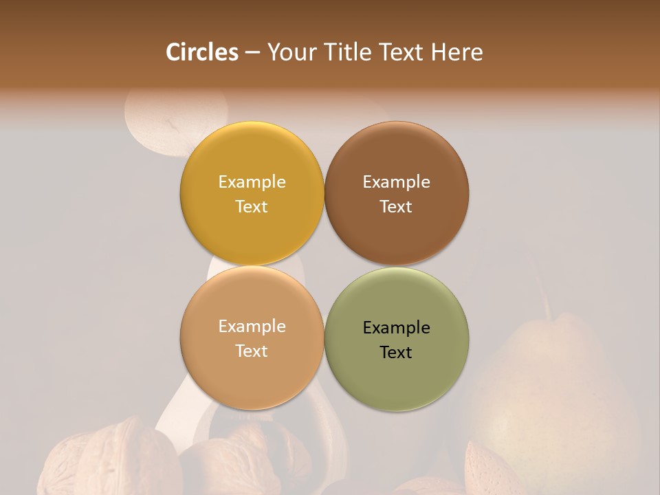 Food Alimentation Tree PowerPoint Template