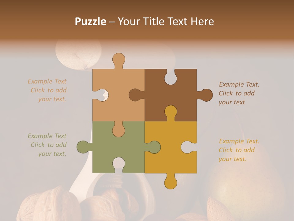 Food Alimentation Tree PowerPoint Template