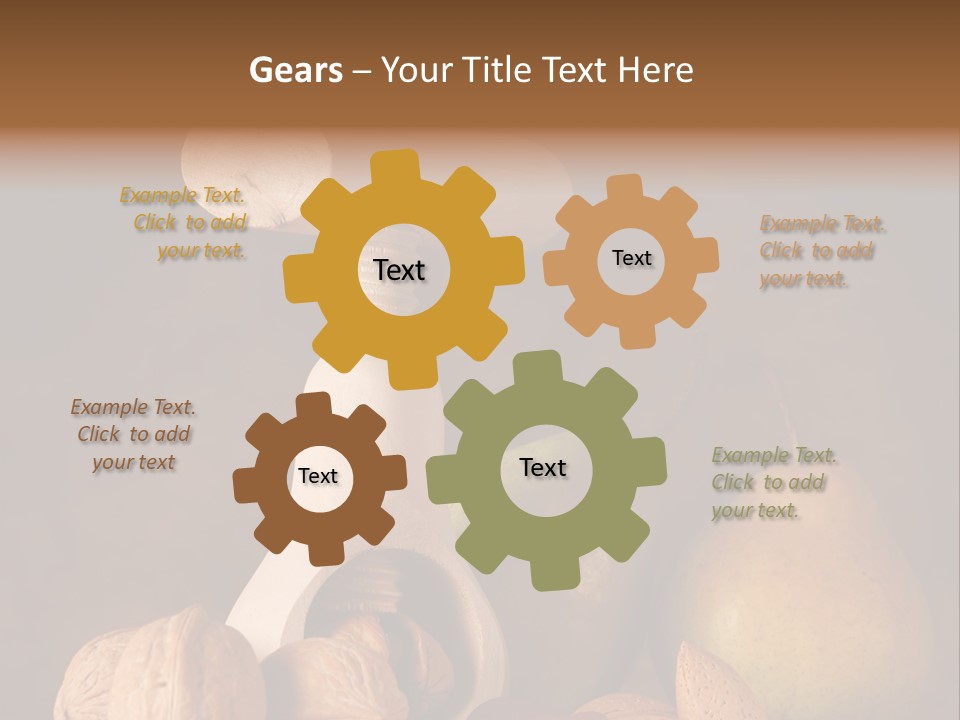 Food Alimentation Tree PowerPoint Template