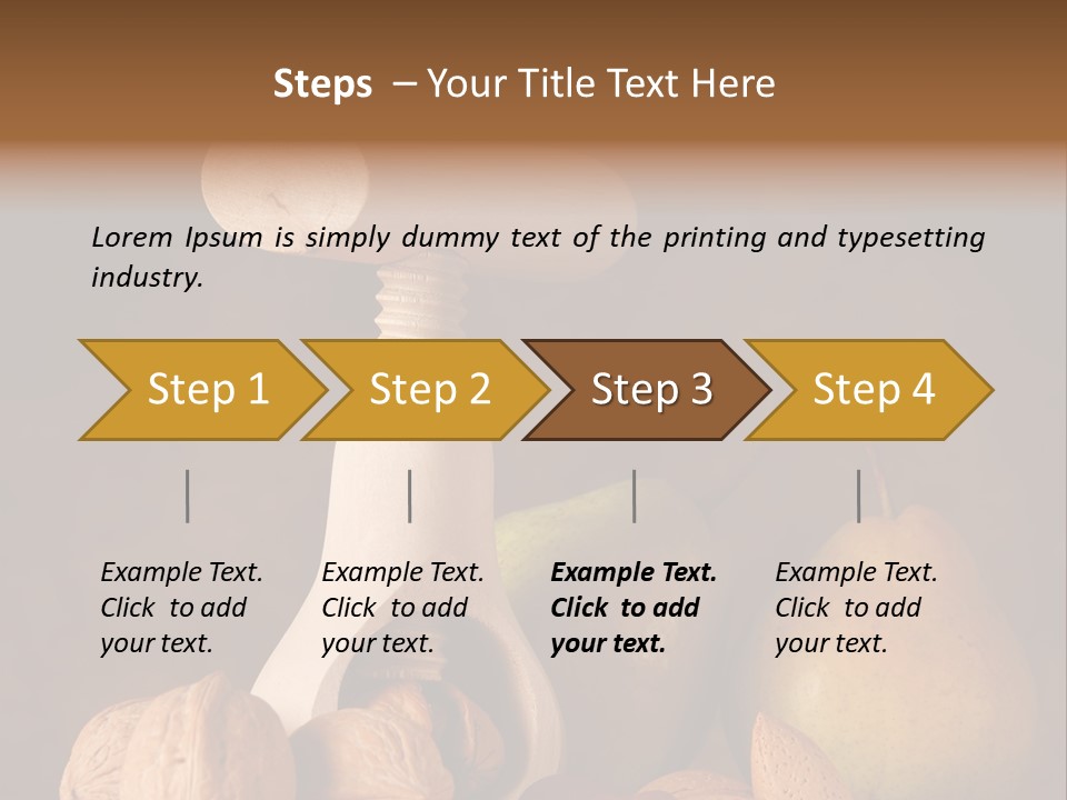 Food Alimentation Tree PowerPoint Template