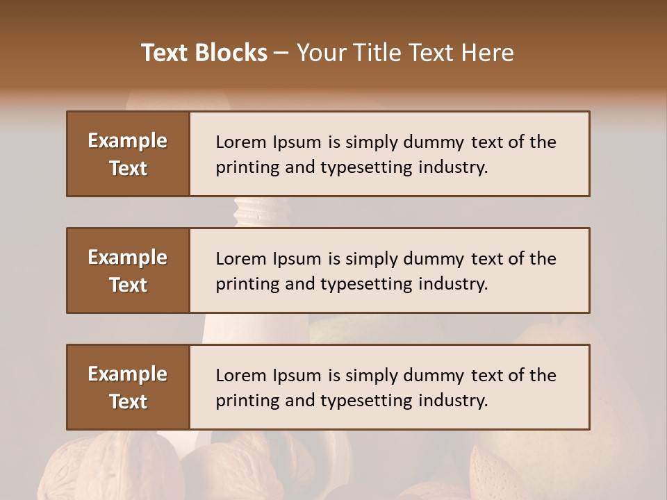 Food Alimentation Tree PowerPoint Template