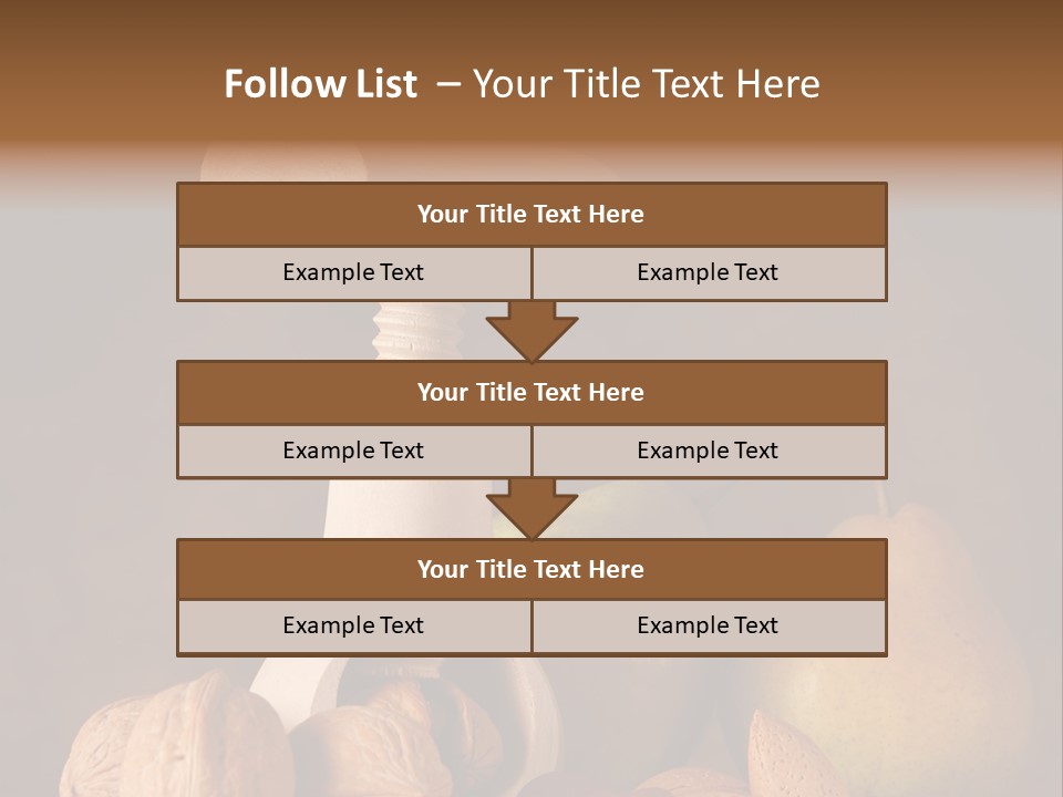 Food Alimentation Tree PowerPoint Template