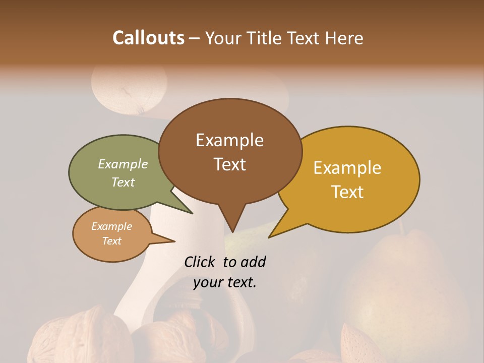 Food Alimentation Tree PowerPoint Template