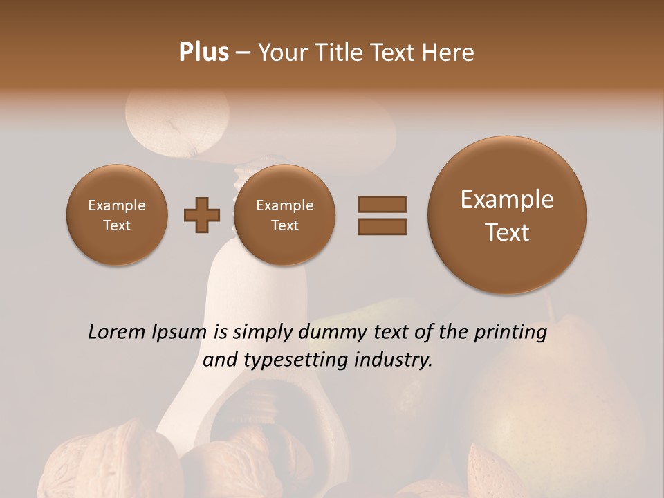 Food Alimentation Tree PowerPoint Template