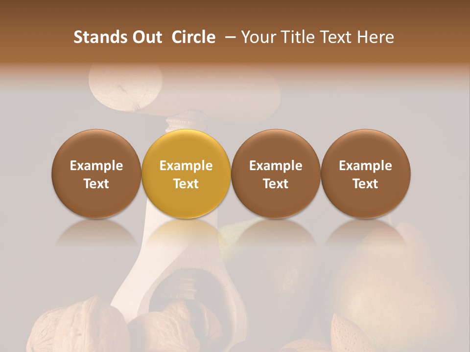 Food Alimentation Tree PowerPoint Template