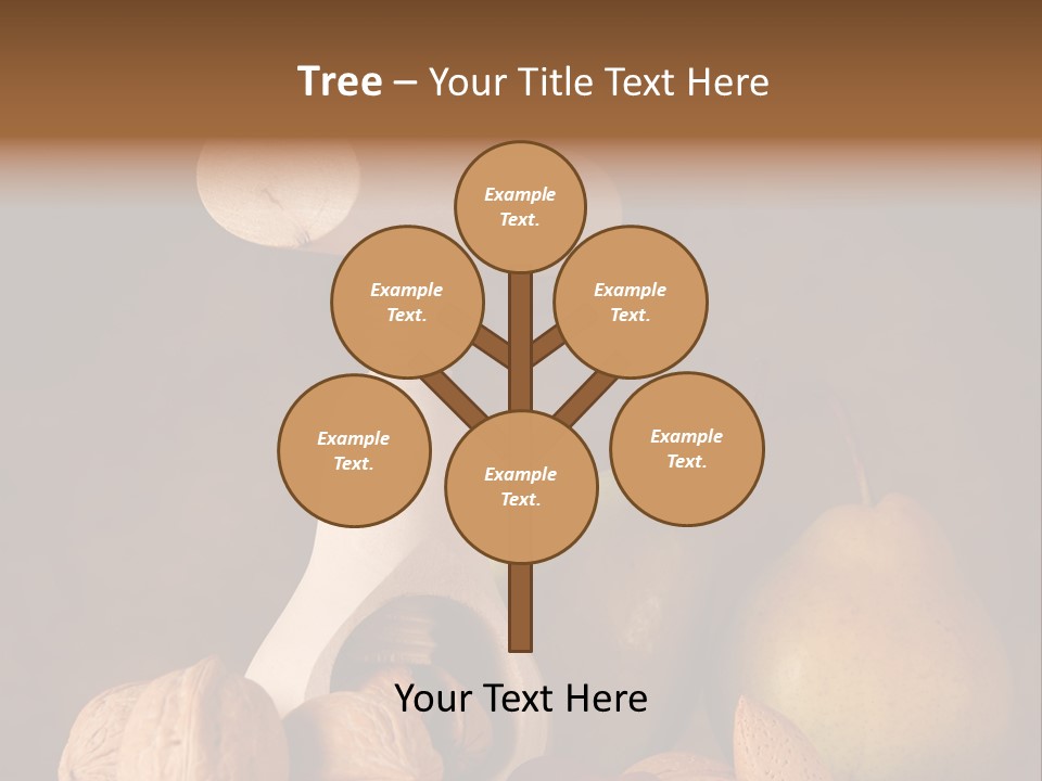 Food Alimentation Tree PowerPoint Template