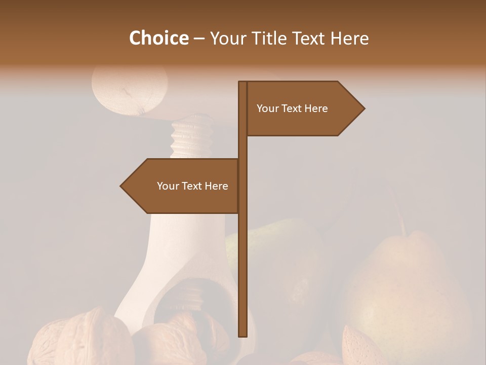 Food Alimentation Tree PowerPoint Template