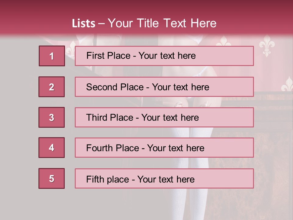 Beautiful Stocking Indoor PowerPoint Template