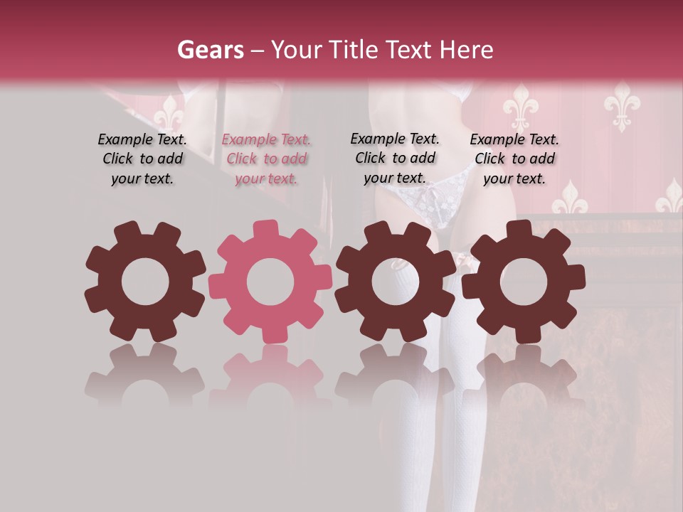 Beautiful Stocking Indoor PowerPoint Template