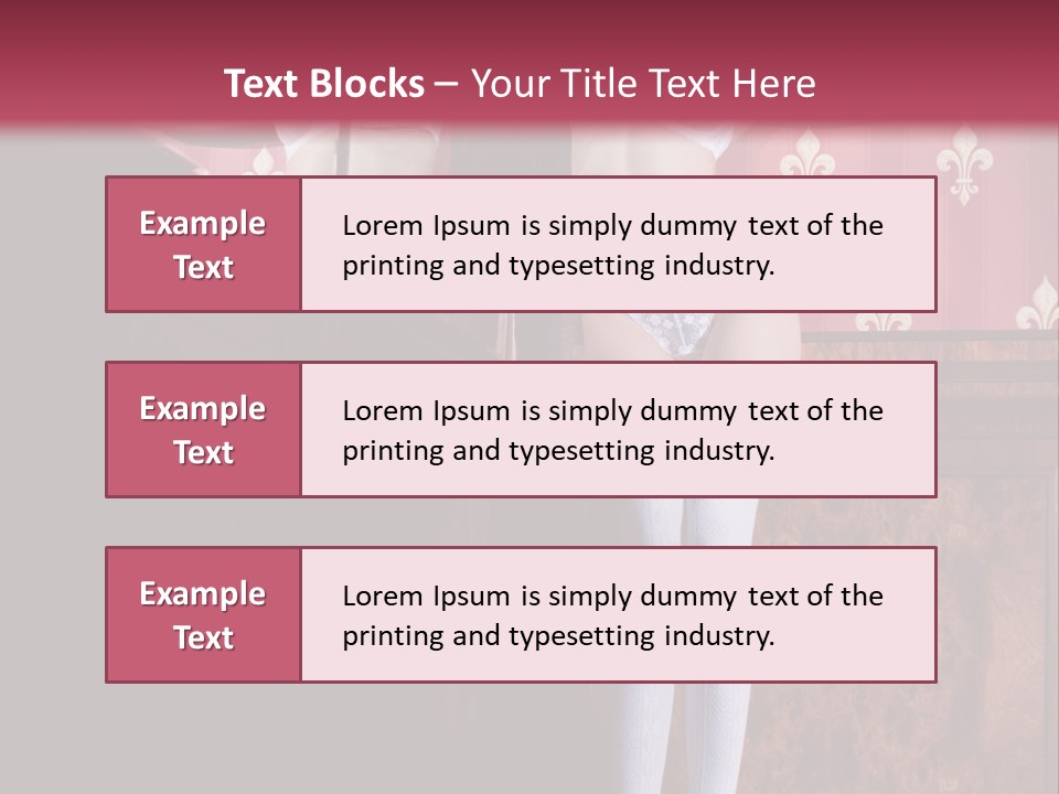 Beautiful Stocking Indoor PowerPoint Template