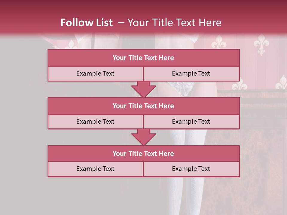 Beautiful Stocking Indoor PowerPoint Template