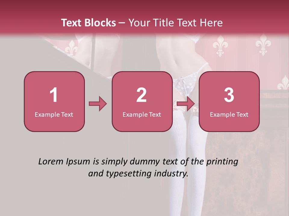 Beautiful Stocking Indoor PowerPoint Template