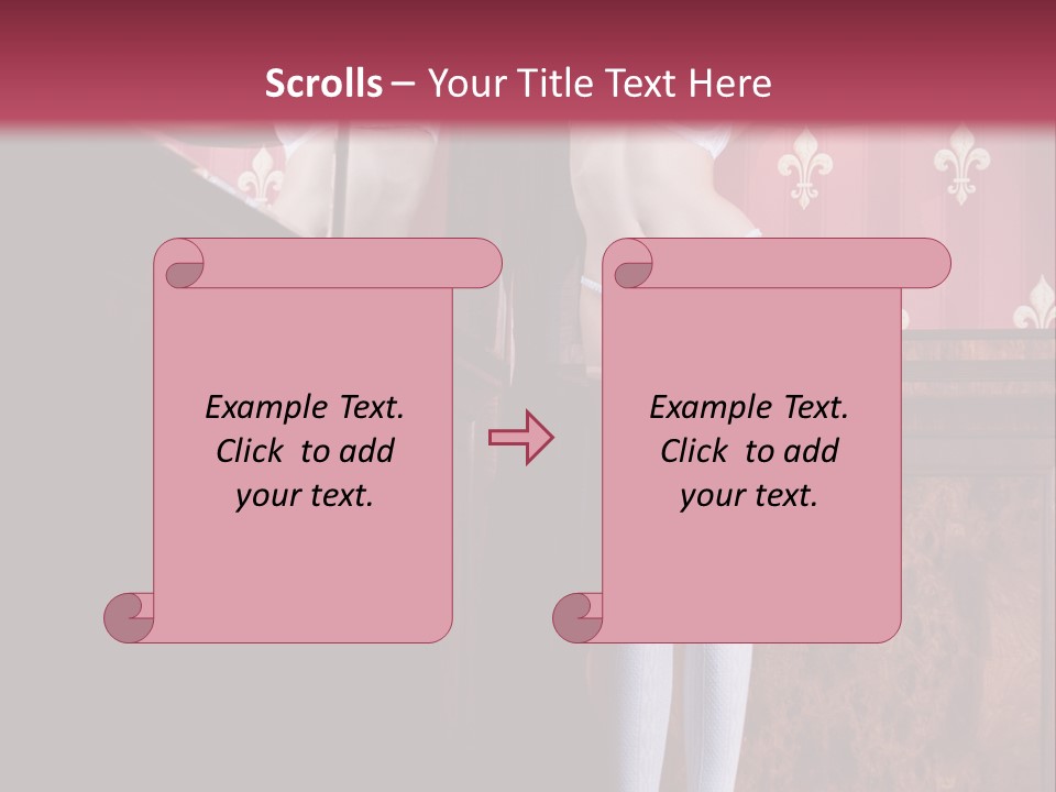 Beautiful Stocking Indoor PowerPoint Template