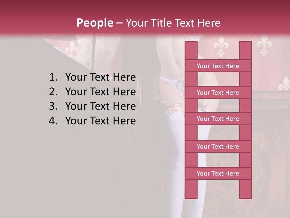 Beautiful Stocking Indoor PowerPoint Template