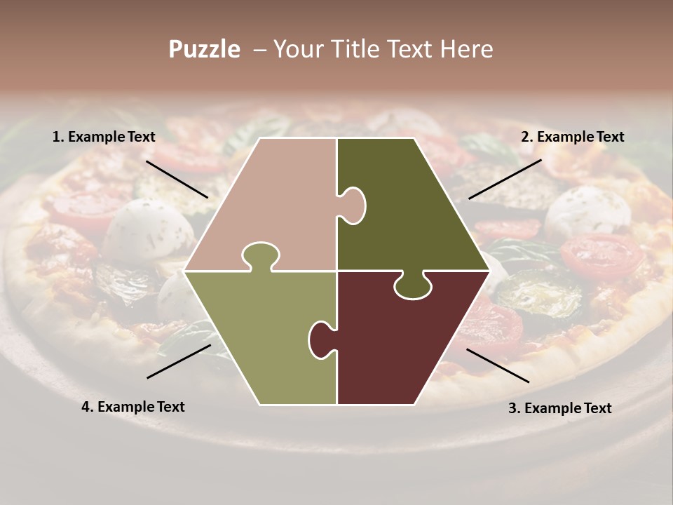 Gastronomy Dinner Ingredient PowerPoint Template