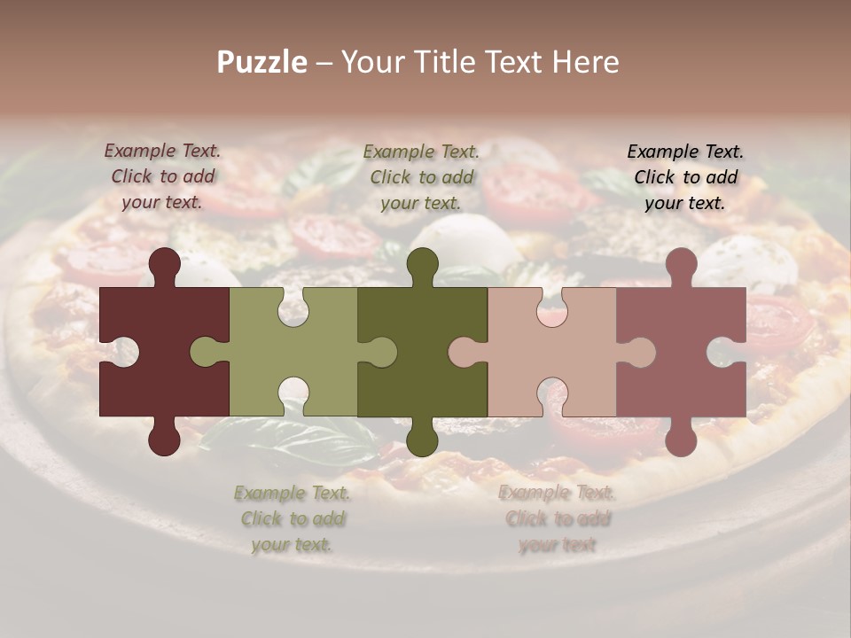 Gastronomy Dinner Ingredient PowerPoint Template