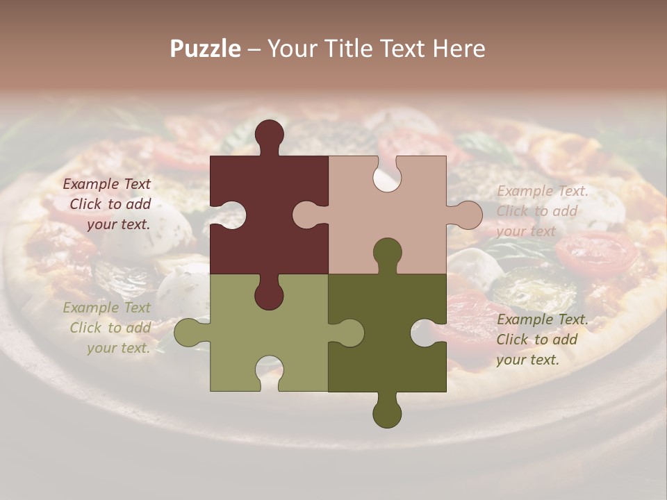 Gastronomy Dinner Ingredient PowerPoint Template